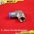 SUS316 material stainless steel 90 degree air elbow fitting